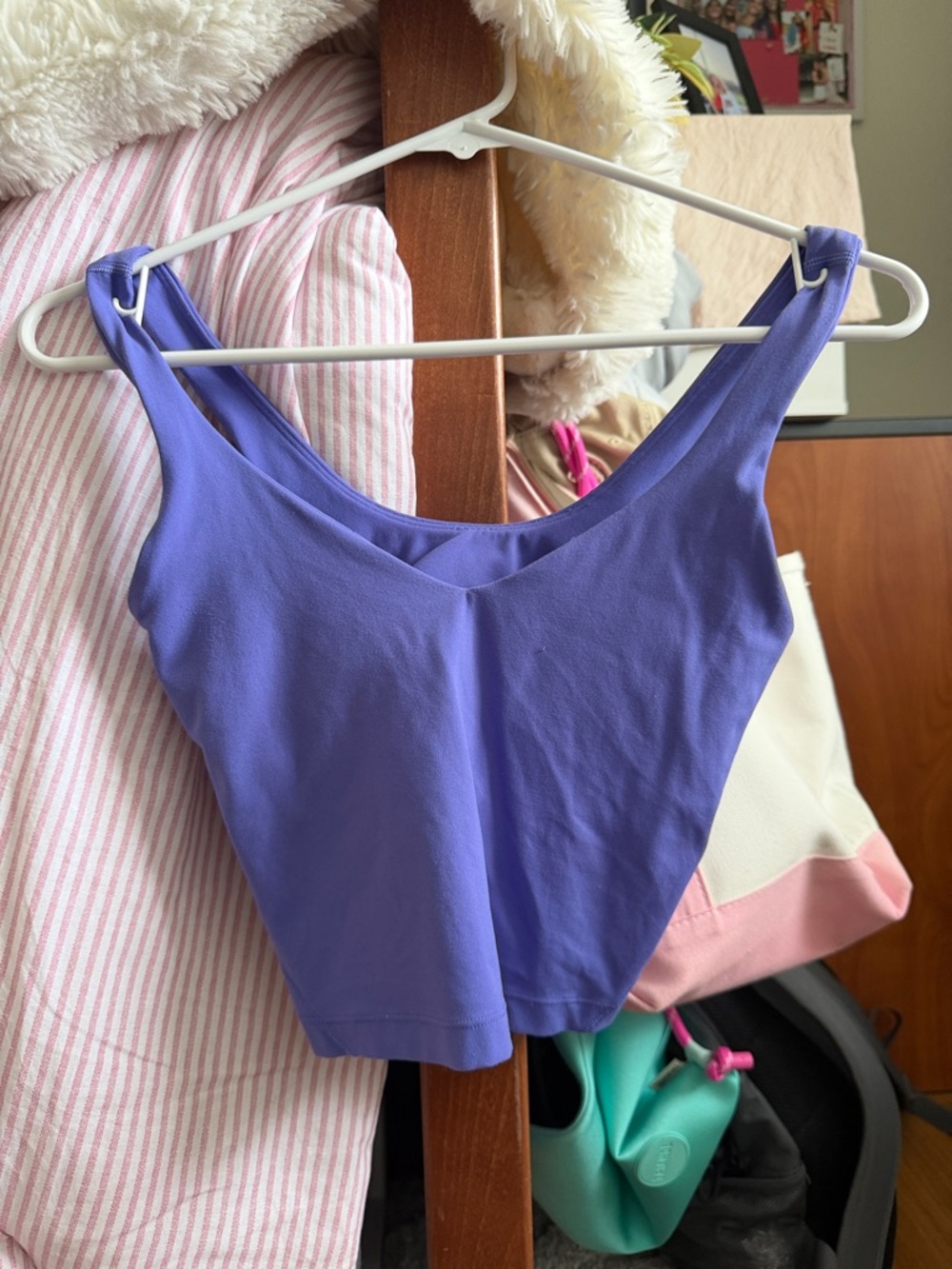 lululemon athletica Lilac V-Neck Crop Tank